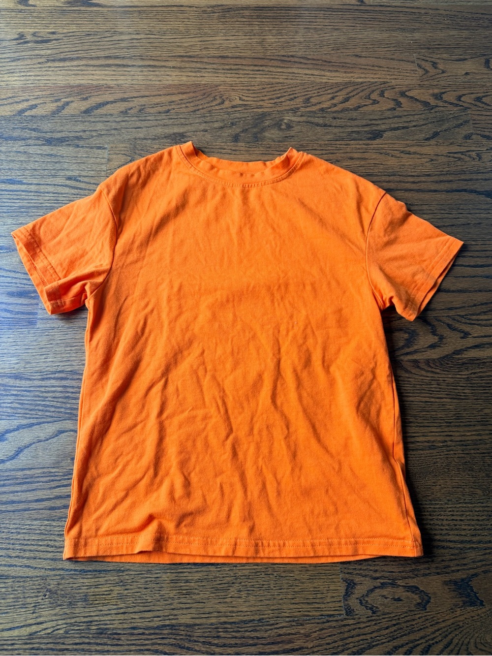 🍭6/$30 Unisex orange short sleeve t shirt - 140 cm (9-10)